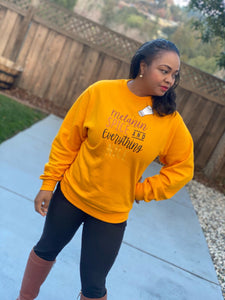 Crewneck unisex Sweatshirt-MELANIN SPICE AND EVERYTHING NICE